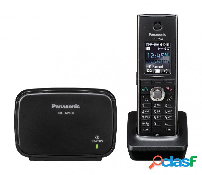 Panasonic Teléfono Inalámbrico KX-TGP600, Altavoz, Negro