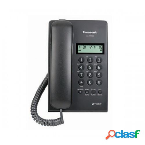 Panasonic Teléfono KX-T7703X-B, Alámbrico, 16 Teclas,