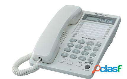 Panasonic Teléfono con Pantalla LCD KX-TS108, Alámbrico,