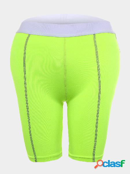 Pantalones cortos de ciclista profesional Neon Green