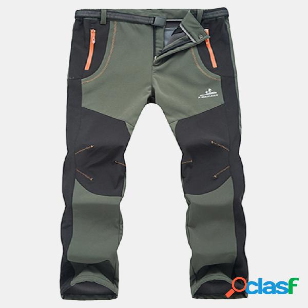 Pantalones de deporte blandos impermeables de secado rápido
