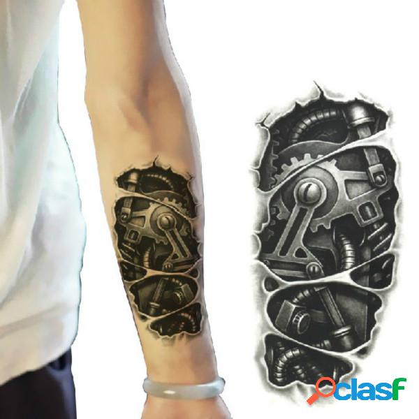 Patrón de máquina 3D impermeable tatuaje tatuaje