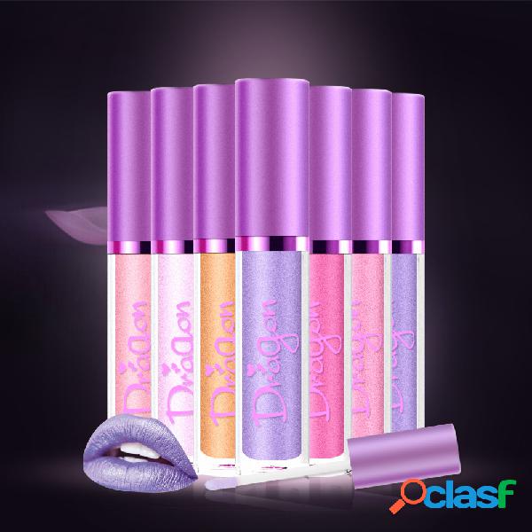 Purple Series Liquid Lipstick Glow Shimmer Lápiz labial
