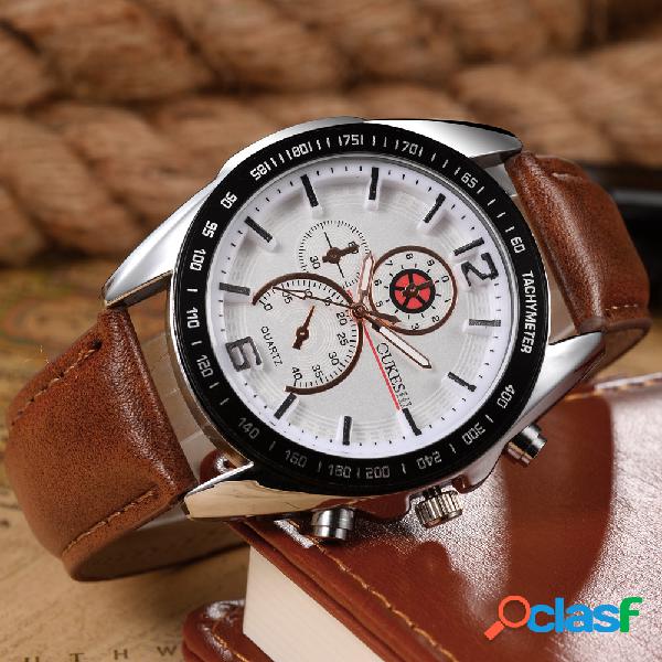 Reloj de pulsera de hombres de estilo de negocios Decorar