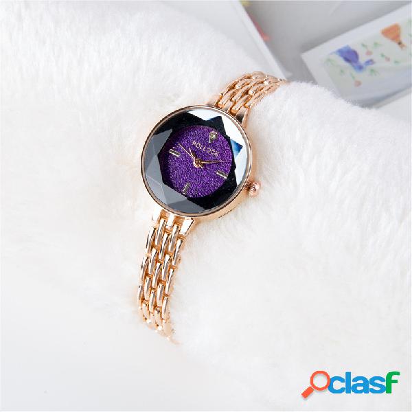 Relojes de moda para mujer Trendy Rose Gold Thin Correa