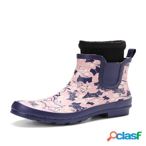 SOCOFY Caucho natural Antideslizante Impermeable Botines