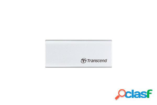 SSD Externo Transcend TS240GESD240C 240GB, USB-C, Plata -