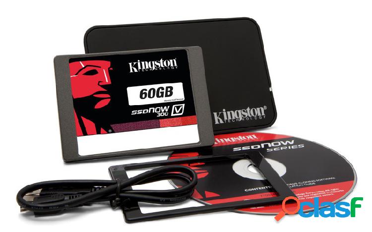 SSD Kingston SSDNow V300, 60GB, SATA III, 2.5'', 7mm, con