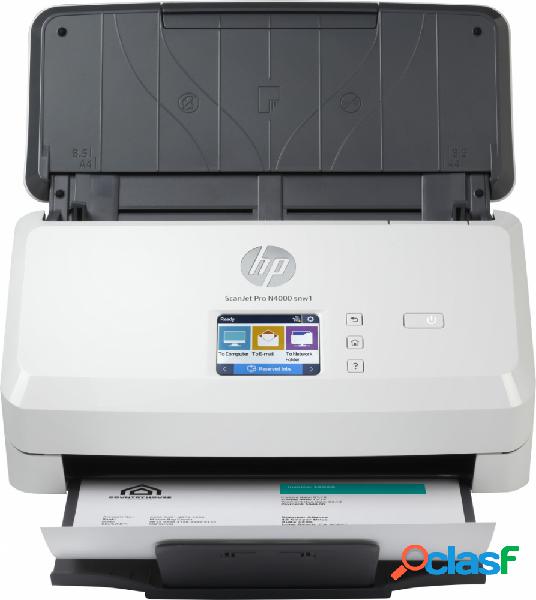 Scanner HP Scanjet Pro N4000 snw1, 600 x 600 DPI, Escáner