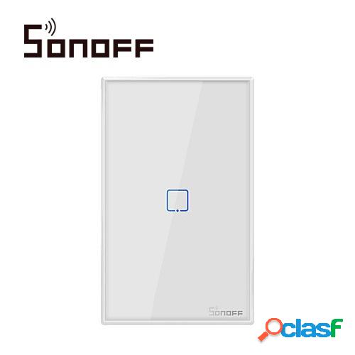 Sonoff Interruptor de Luz Inteligente T2US1C, 1 Boton, WiFi,