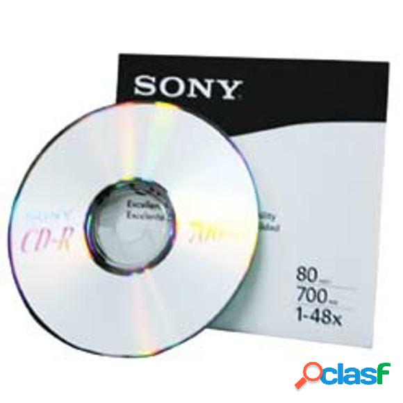 Sony Disco Virgen para CD, CD-R, 48x, 700MB - 1 Pieza
