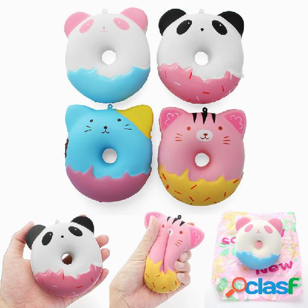 Squishy Cute Animals Doughnut Toy Sweet Soft lento aumento