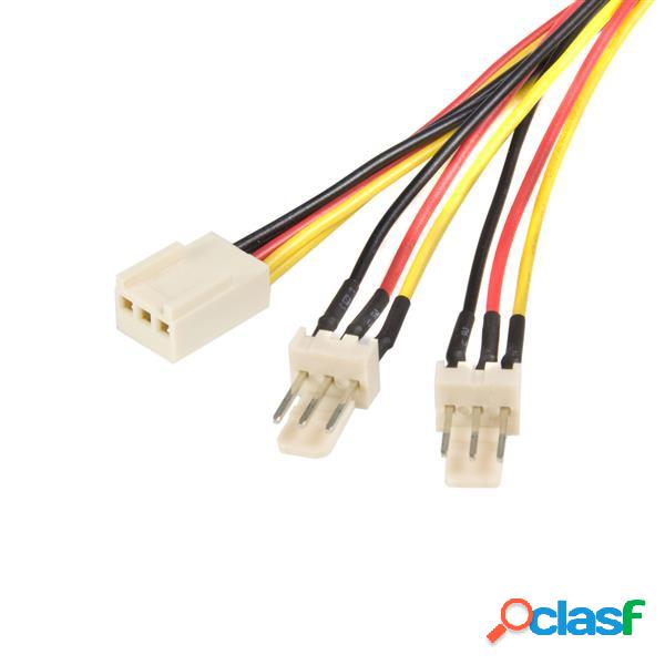 StarTech.com Cable 3-pin Molex Macho - 2x 3-pin Molex Macho,