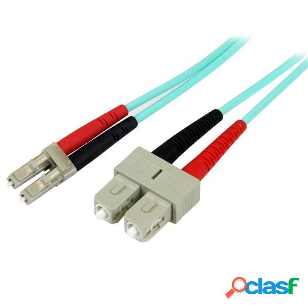StarTech.com Cable Fibra Óptica Multimodo OM3 LC Macho - SC