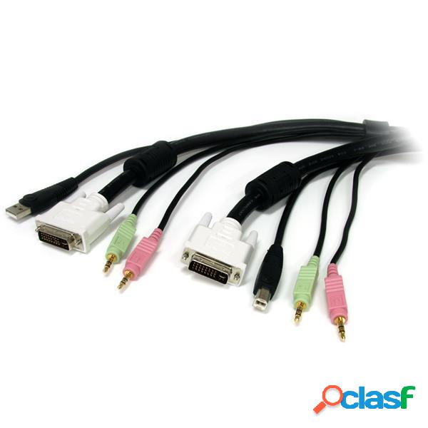 StarTech.com Cable KVM USBDVI4N1A10, DVI-I/USB/2x 3.5mm