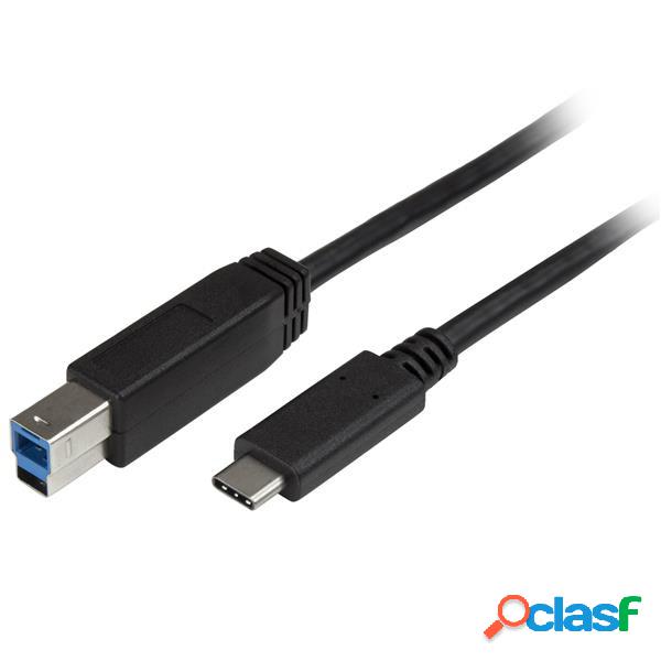 StarTech.com Cable USB-C Macho - USB-B Macho, 2 Metros,