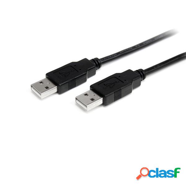 StarTech.com Cable USB Macho - USB Macho, 2 Metros, Negro
