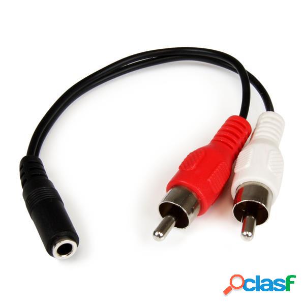 StarTech.com Cable de Audio Estéreo Mini 3.5mm Hembra - 2x