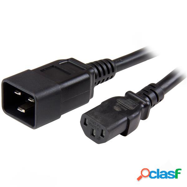 StarTech.com Cable de Poder C13 Macho - C20 Hembra, 1.8