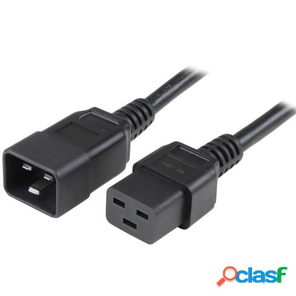 StarTech.com Cable de Poder C19 Macho - C20 Hembra, 3