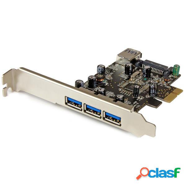 StarTech.com Tarjeta PCI Express con 4 Puertos USB 3.0