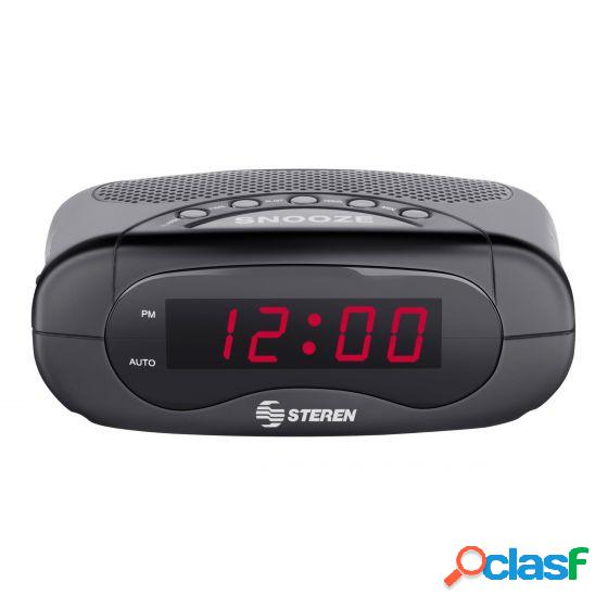 Steren Reloj Despertador Digital CLK-200, Negro