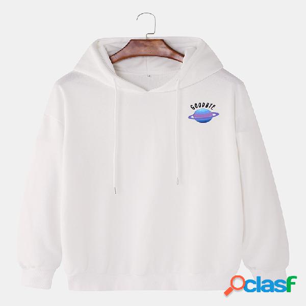 Sudaderas con capucha informales con cordones y hombros