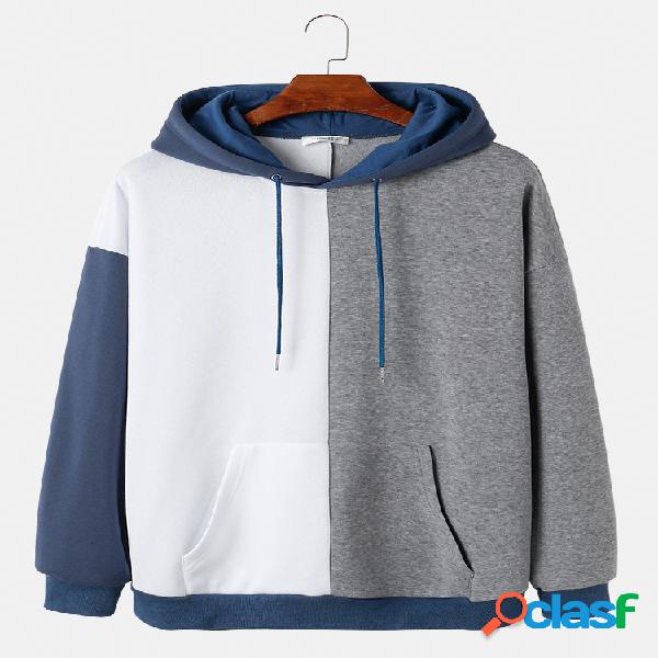 Sudaderas con capucha sueltas con cordón y hombros caídos