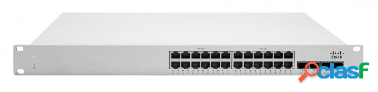 Switch Cisco Meraki Gigabit Ethernet MS225-24P, 24 Puertos