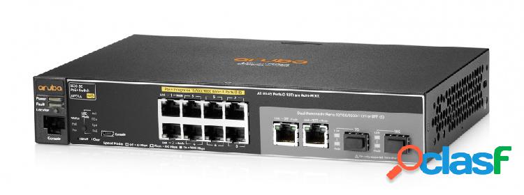 Switch HPE Gigabit Ethernet 2530-8G-PoE+, 20 Gbit/s, 8