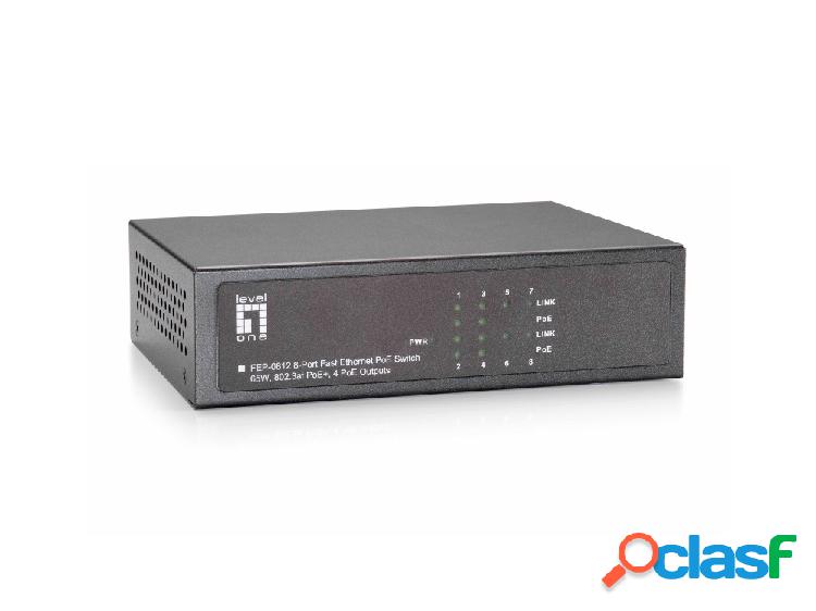 Switch LevelOne Fast Ethernet FEP-0812, 8 Puertos