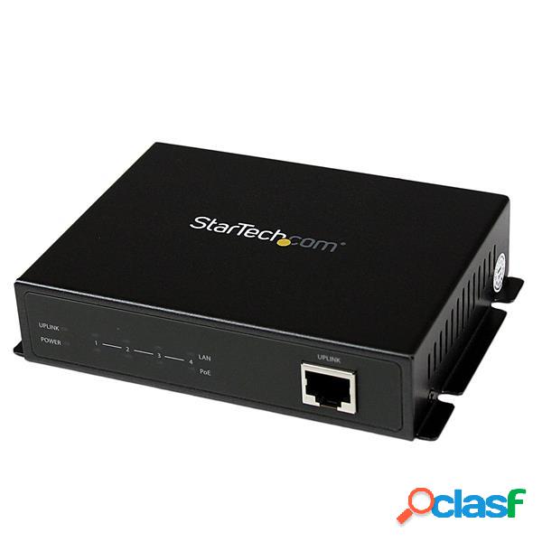 Switch StarTech.com Gigabit Ethernet IES51000POE, 5 Puertos