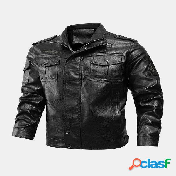 Terciopelo con apliques bordados para hombre espesar