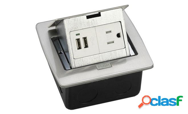 Thorsman Caja de Conexiones 11000-21203, 2 Puertos USB,