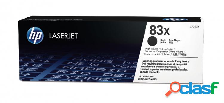 Tóner HP 83X Alto Rendimiento Negro, 2200 Páginas
