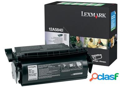 Tóner Lexmark 12A5840 Negro, 10.000 Páginas