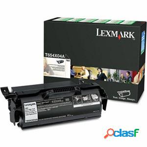 Tóner Lexmark T654X80G Negro, 36.000 Páginas
