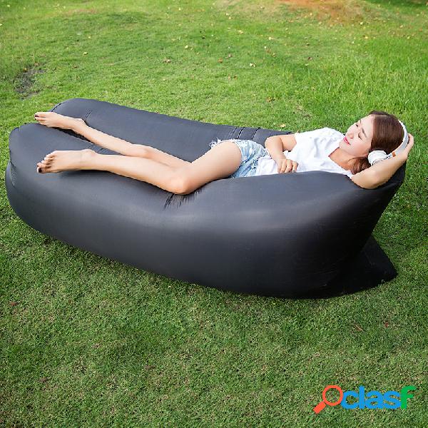 Travel Playa Lazy Sofa Fast Air Cama inflable para dormir