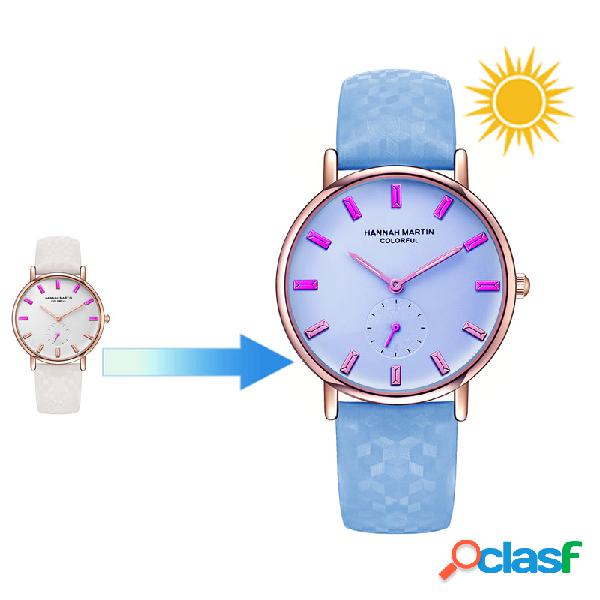 Trendy Sun Ultraviolet Rays Change Color Watch reloj de