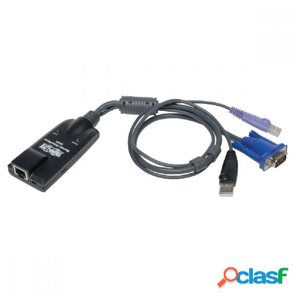 Tripp Lite Cable KVM B055-001-UV2CAC, HD15/2xUSB Macho -