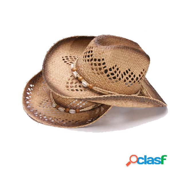 Unisex Curling Grass Mopping Cuffed Sombrero Holiday al aire
