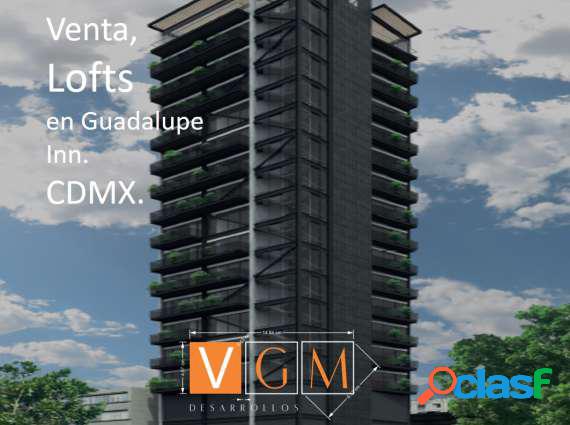 Venta Depa Tipo Loft Guadalupe Inn CDMX VGM Desarrollos