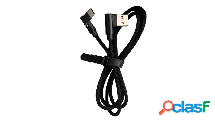 Vorago Cable USB Angulado Macho - USB-C Angulado Macho, 2