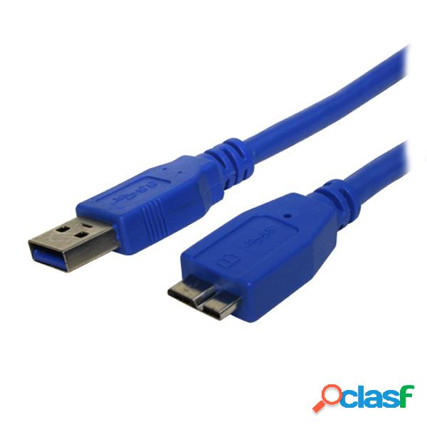 X-Case Cable USB A Macho - Micro B Macho, 60cm, Azul