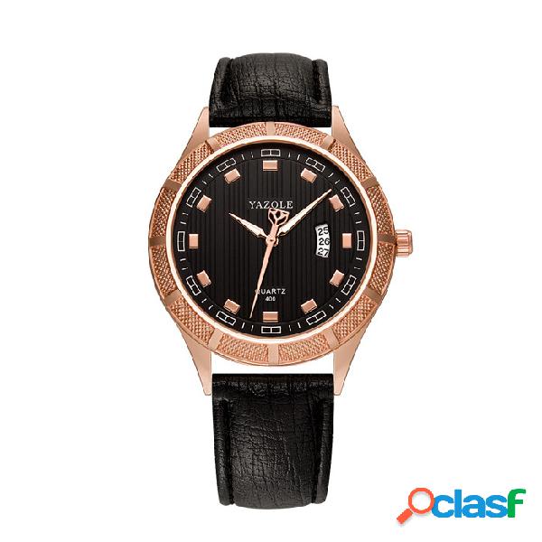 YAZOLE Business Fashion Casual Watch reloj de pulsera de