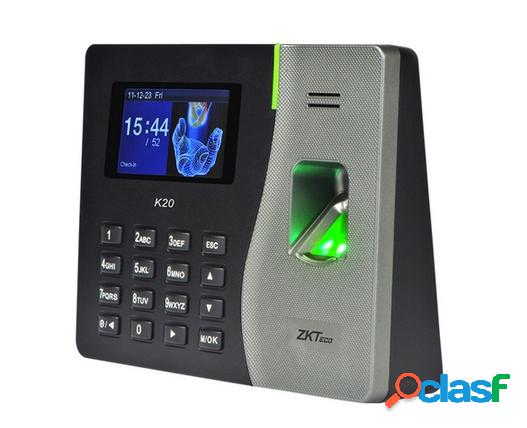 ZKTeco Control de Acceso y Asistencia Biométrico K20+V3,