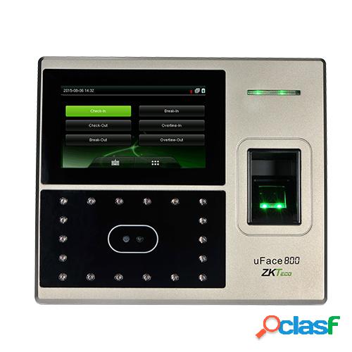 ZKTeco Control de Acceso y Asistencia Biométrico uFace800,