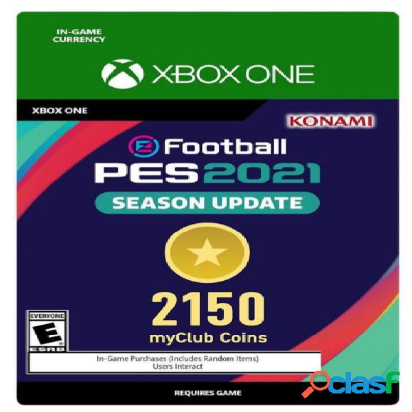 eFootball PES 2021 Season Update, Myclub Coin 2150, Xbox