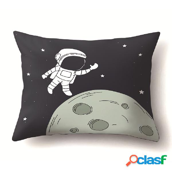 1 pieza de almohada creativa de astronauta de la NASA Caso