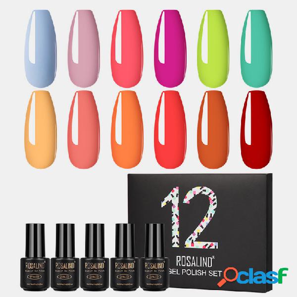 12PCS Gel Juego de esmalte para manicura UV Colores Gel Uña